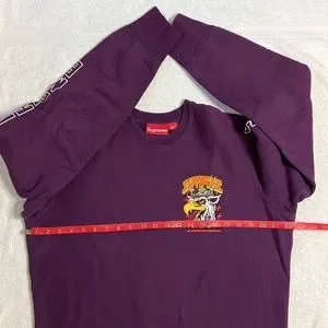 トップス Supreme Sean Cliver EagleCrewSweatshirt Supreme Sean Cliver EagleCrewSweatshirt メンズ